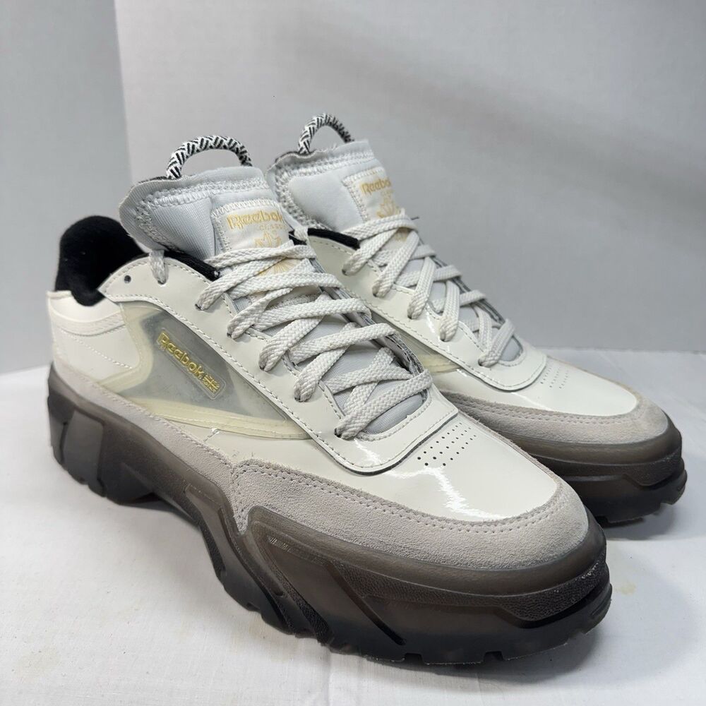 Cardi B x Reebok Club C 'Chalk' FZ4928 Shoes Women's Size 10 Streetwear Fashion